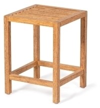 LUSH STOOL   WOODEN SLAT SEAT image